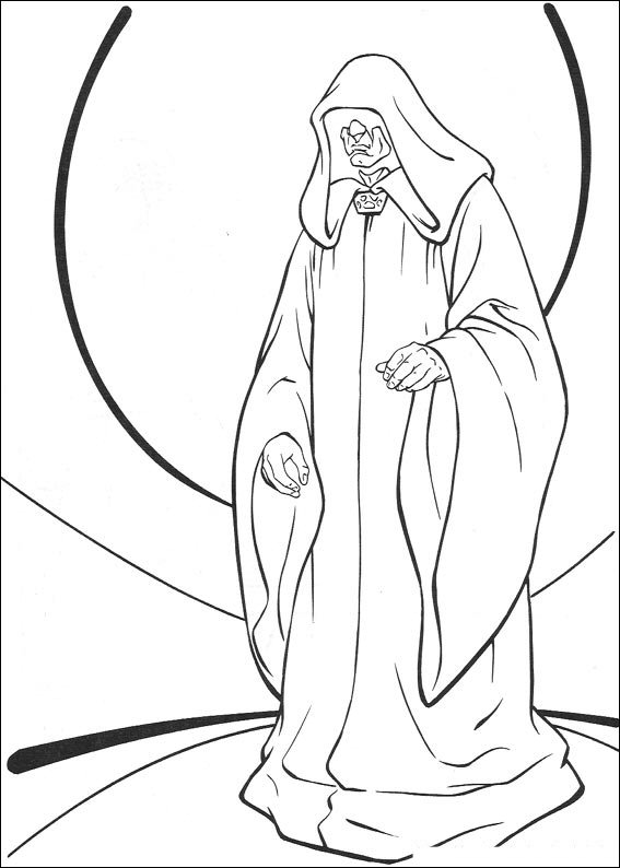 Plansa de colorat cu Star Wars 47 52